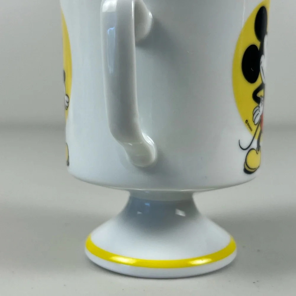 Vintage Mickey Mouse Footed‎ Pedestal Mug-Walt Disney Productions EUC